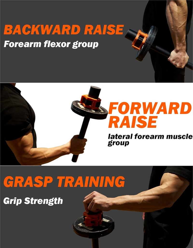 Fitarc شريط المعصم، مقوي الساعد، شريط تجعيد المعصم، مدرب قوة القبضة، شريط المعصم، جهاز تمرين دوران المعصم، مقوي المعصم والساعد - Image 5